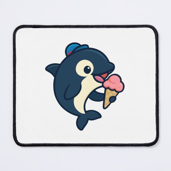 Item preview, Orca Whale eating Ice Cream designed and sold by Animal Aura Studio.