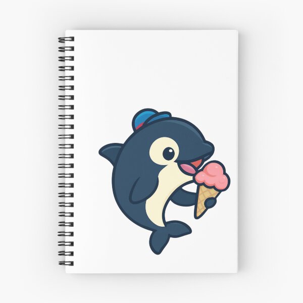 Item preview, Orca Whale eating Ice Cream designed and sold by Animal Aura Studio.