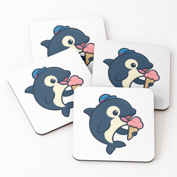 Item preview, Orca Whale eating Ice Cream designed and sold by Animal Aura Studio.