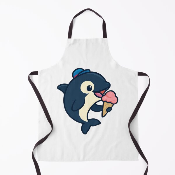 Item preview, Orca Whale eating Ice Cream designed and sold by Animal Aura Studio.