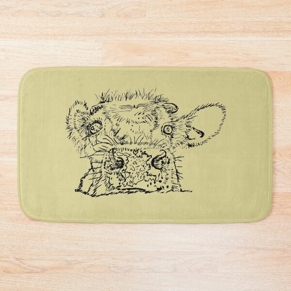 Item preview, Dairy Cow - Peekamoo - (#DCD494) designed and sold by The Stippler Process.