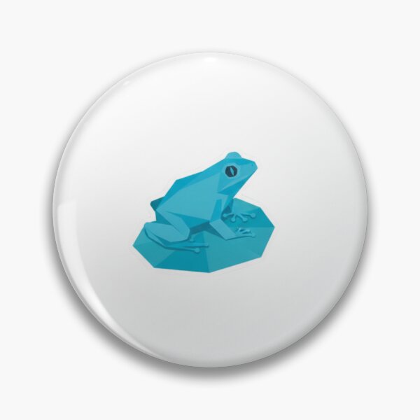 Item preview, Turquoise Blue Frog – Refreshing Sticker for Water Accessories designed and sold by bsbd-action.