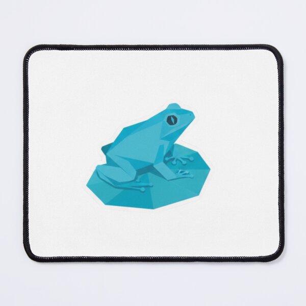 Item preview, Turquoise Blue Frog – Refreshing Sticker for Water Accessories designed and sold by bsbd-action.