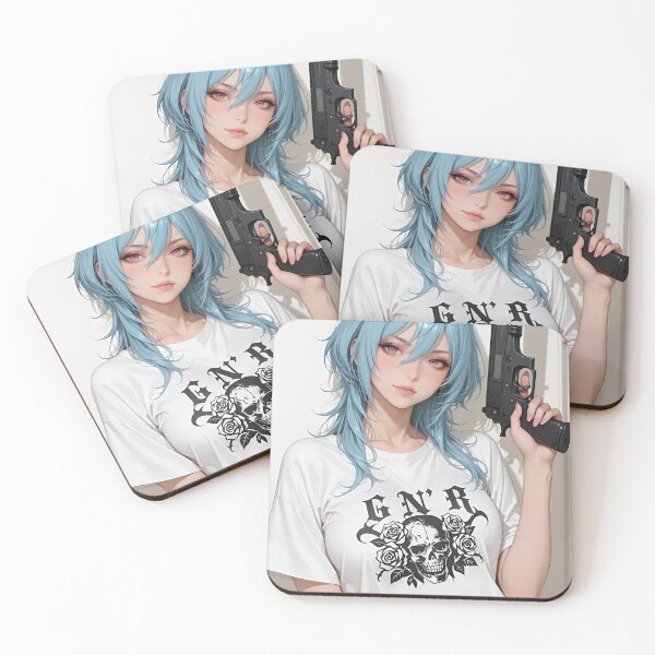 Item preview, Roses & Rebels – GN'R Tribute Anime Illustration designed and sold by Planet Utoppia.