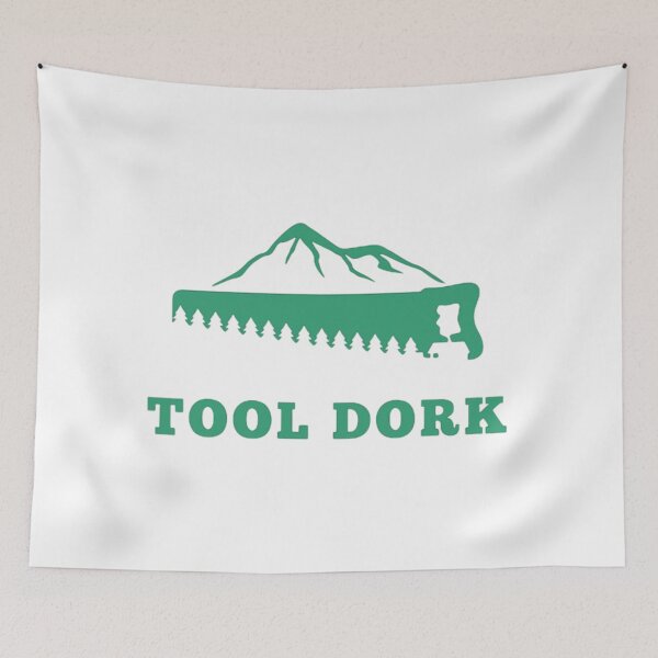Item preview, Tool Dork Mountain Saw Woodworker Gift designed and sold by dragonmotor7.