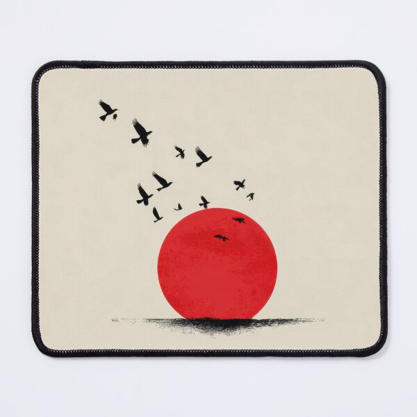 Item preview, Sunset with flying birds above designed and sold by anytka.