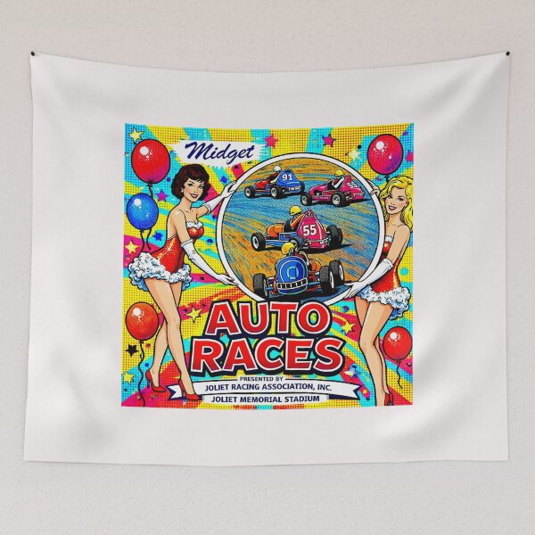 Item preview,  Midget  Auto Races Poster Variation #3 designed and sold by Helios Be. Lavsh.