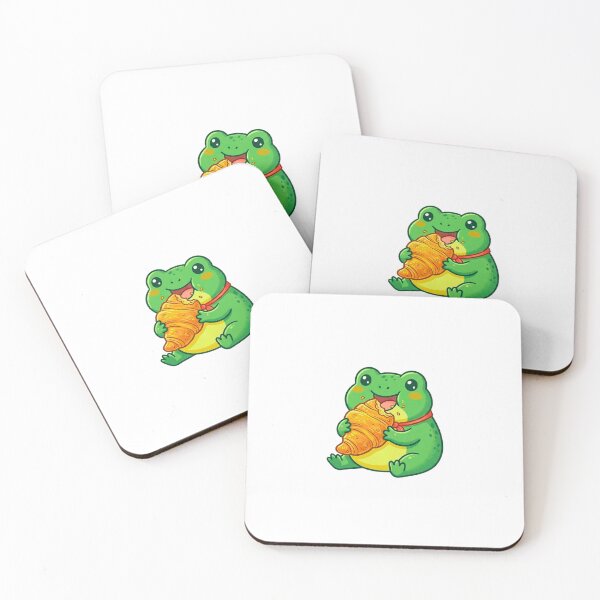 Item preview, Frogs Like Croissants Too designed and sold by stickerstore333.