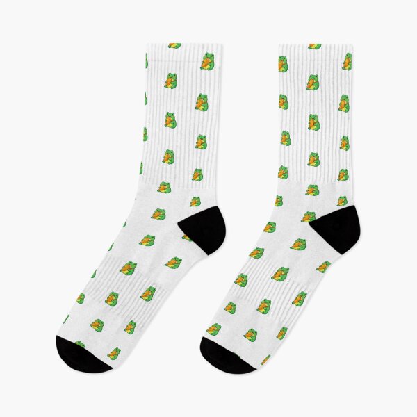 Item preview, Frogs Like Croissants Too designed and sold by stickerstore333.