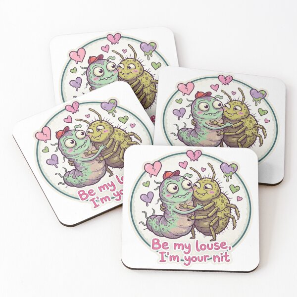 Item preview, Be My Louse I’m Your Nit  Love Meme Sticker designed and sold by Imaginarium of Chaos falcon88 .
