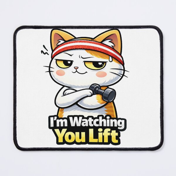 Item preview, Part of the Gym Judgment Club – I'm Watching You Lift designed and sold by les3cerises.