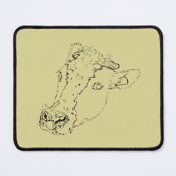 Item preview, Dairy Cow - Side Eye - (#DCD494) designed and sold by The Stippler Process.