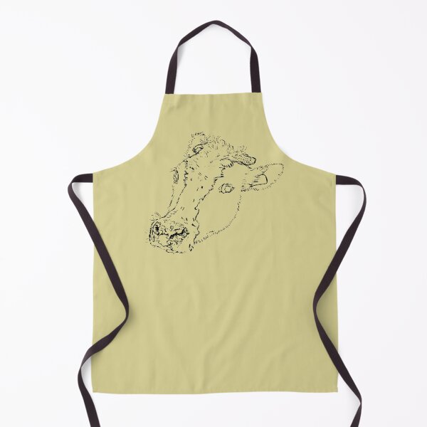 Item preview, Dairy Cow - Side Eye - (#DCD494) designed and sold by The Stippler Process.
