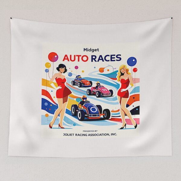Item preview, Midget  Auto Races Poster Variation #4 designed and sold by Helios Be. Lavsh.