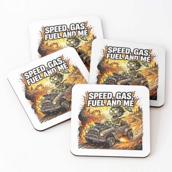 Item preview, Speed Gas Fuel And Me Chaotic Driving Meme Sticker designed and sold by Imaginarium of Chaos falcon88 .