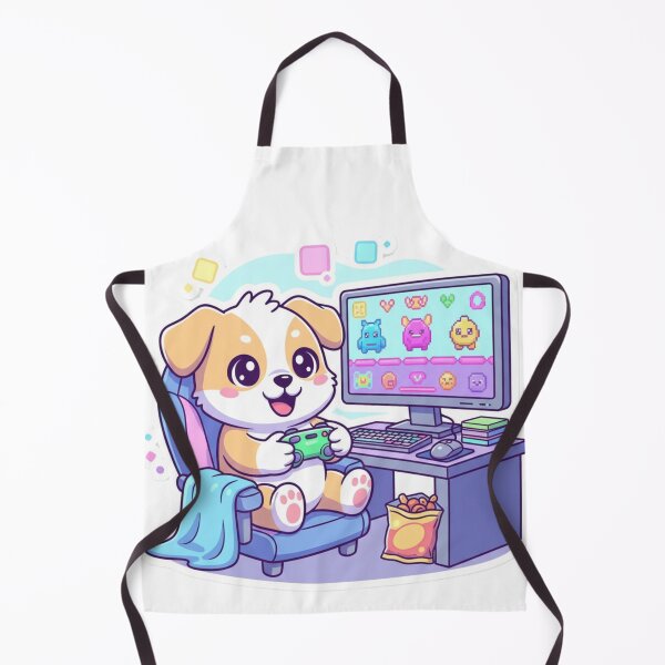 Item preview, Gaming Dog Cartoon  designed and sold by Ditstyle.