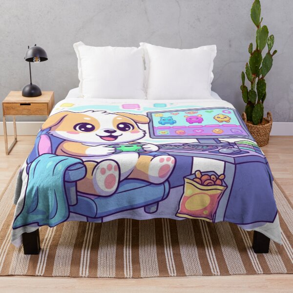 Item preview, Gaming Dog Cartoon  designed and sold by Ditstyle.