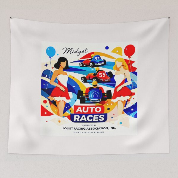 Item preview, Midget  Auto Races Poster Variation #5 designed and sold by Helios Be. Lavsh.