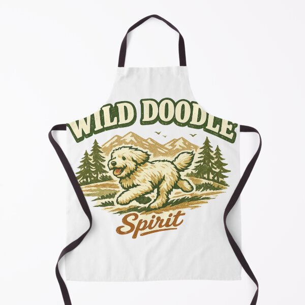 Item preview, Retro Doodle Dog Mountain Lover Outdoor Hiking Nature Graphic designed and sold by Inkvado.