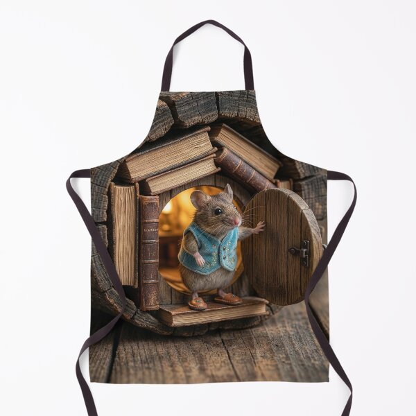 Item preview, Mouse Greets Guests Coming to His Cozy House designed and sold by Tridentulus.