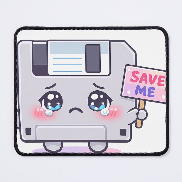 Item preview, Save Me Funny Retro Floppy Disk 90s Kawaii Tech designed and sold by Retro Mood Co.