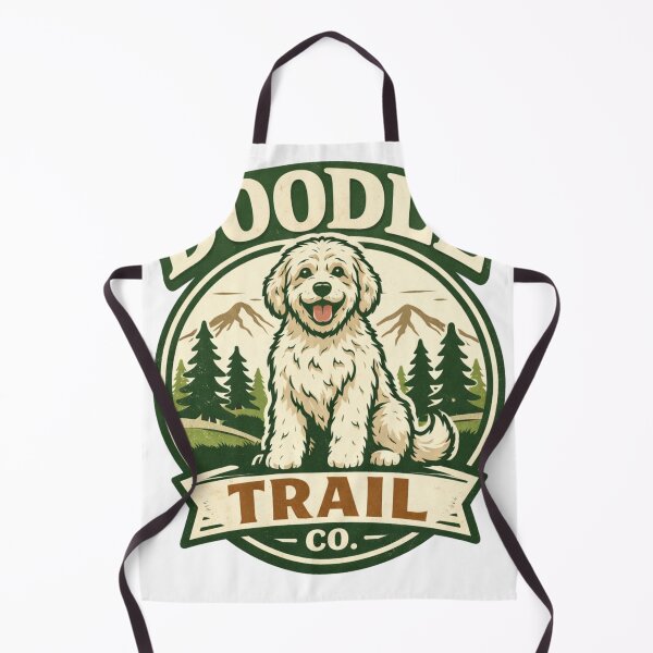Item preview, Funny Mountain Doodle Dog Hiking Lover Vintage Outdoor Adventure designed and sold by Inkvado.