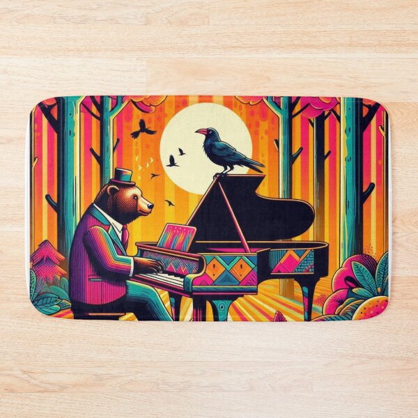 Item preview, Psychedelic Woodland – Musical Adventure Emblem designed and sold by Dogandesighn.