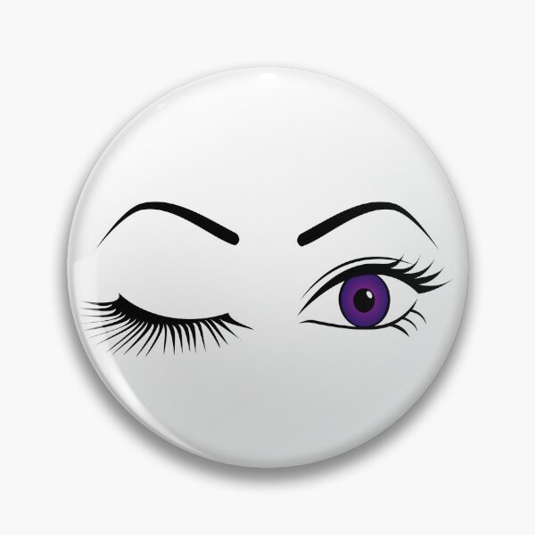 Item preview, Violet Wink (Left Eye Open) - Bold Purple Eye Art | Lashy Wink Design designed and sold by Lainey1978.
