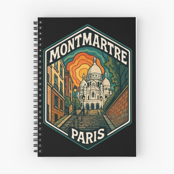 Item preview, Montmartre Paris Retro Trippy Art Travel designed and sold by TomFrontierArt.