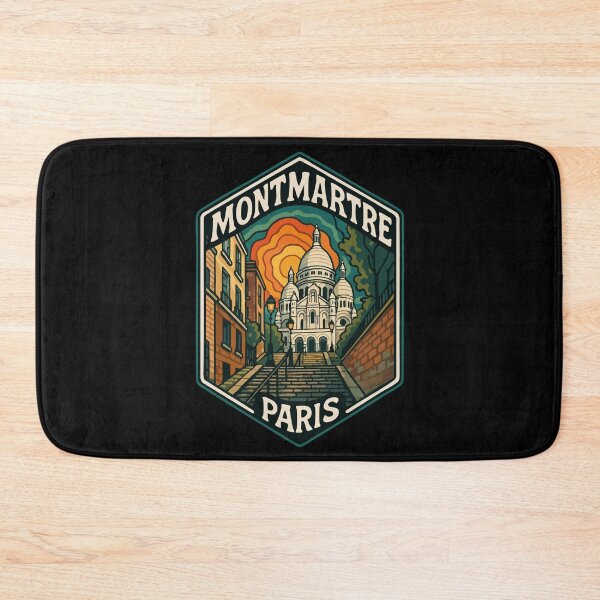 Item preview, Montmartre Paris Retro Trippy Art Travel designed and sold by TomFrontierArt.