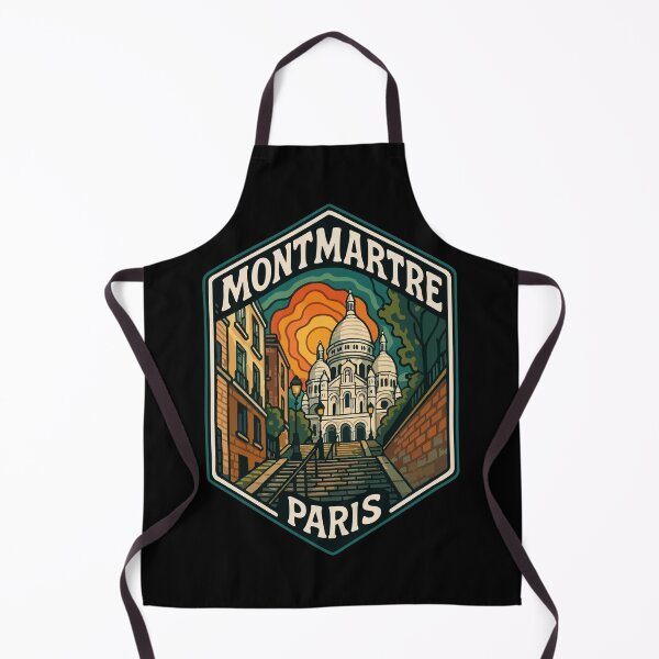 Item preview, Montmartre Paris Retro Trippy Art Travel designed and sold by TomFrontierArt.