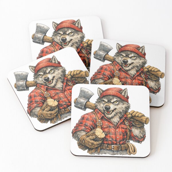 Item preview, Axeman Wolf Clipart designed and sold by Felixuss.