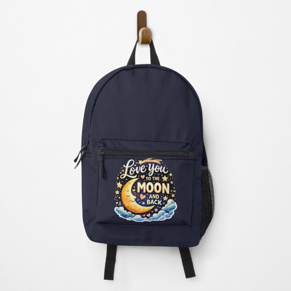 Item preview, Love You To The Moon And Back Celestial Romance Sticker designed and sold by Scro-Ciob-Shop.