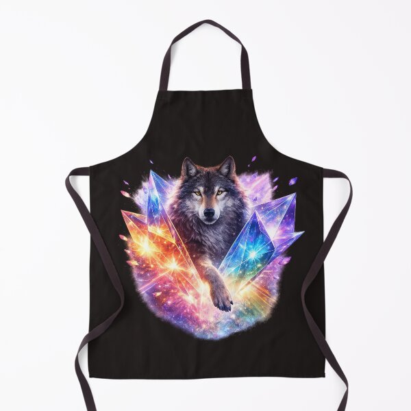 Item preview, Wolf Prism – Cosmic Crystal Wolf Geometric Art designed and sold by GeoWild Designs.