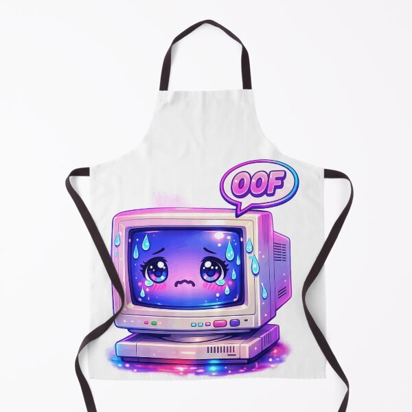 Item preview, Oof Blue Screen Of Death Funny Kawaii Error Cyberpunk designed and sold by Retro Mood Co.