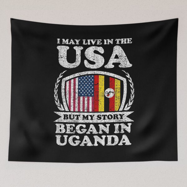 Item preview, I May Live In USA But My Story Began In Uganda designed and sold by GabbyKash.