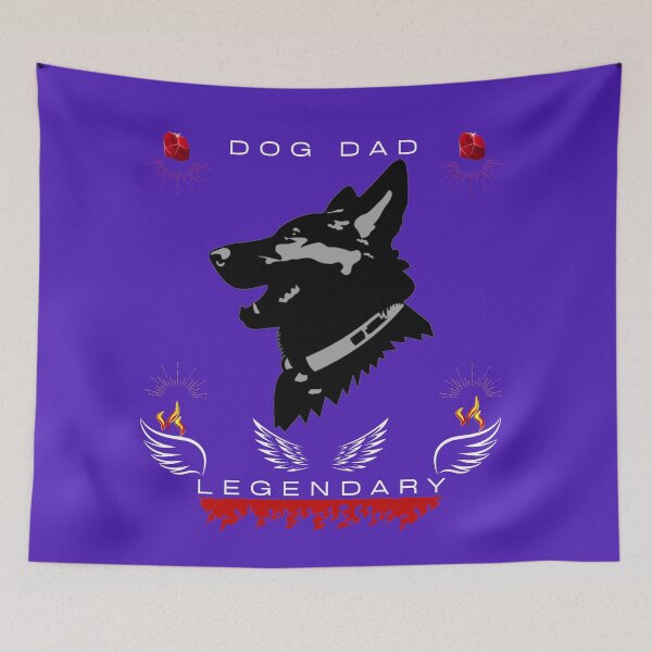 Item preview, German Shepherd Dog Dad Legendary –  Dog Owner Gift, Proud Dog Dad Design designed and sold by InkWaveX.