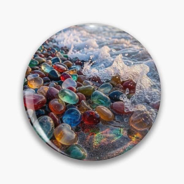 Item preview, Glass Pebble Beach designed and sold by Tridentulus.
