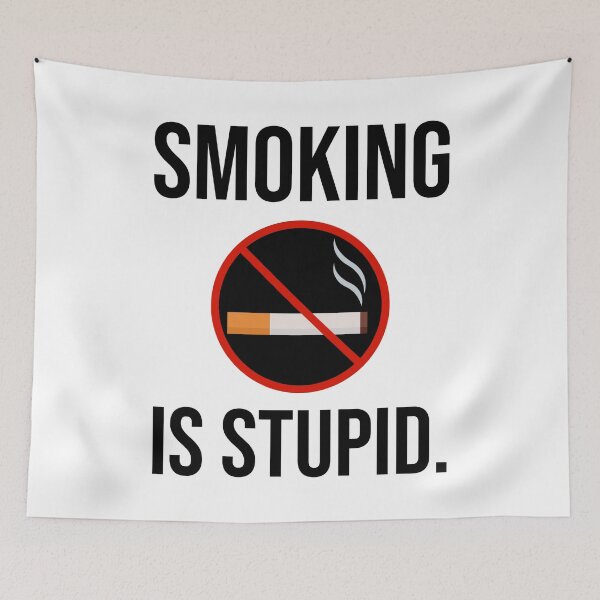 Item preview, Smoking is stupid  designed and sold by Rachel the Artist .