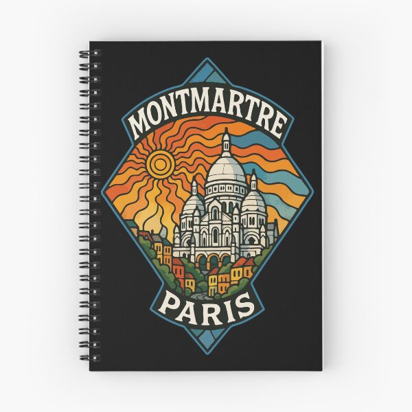 Item preview, Montmartre Paris Trippy Art Travel designed and sold by TomFrontierArt.