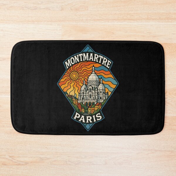 Item preview, Montmartre Paris Trippy Art Travel designed and sold by TomFrontierArt.