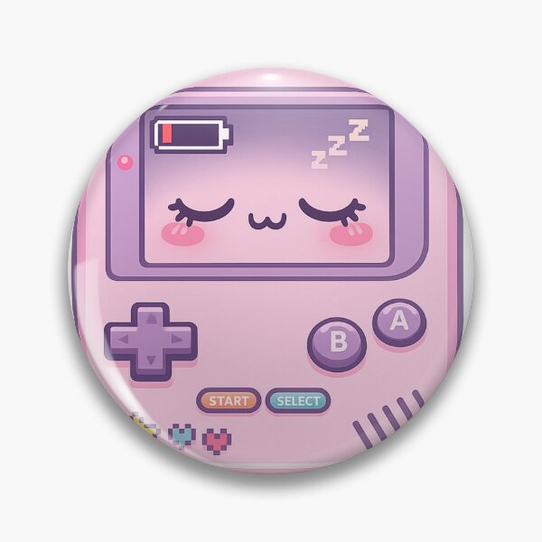 Item preview,  Low Battery Social Energy Retro Gaming Console Kawaii designed and sold by Retro Mood Co.