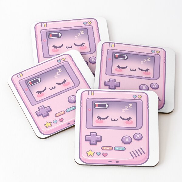 Item preview,  Low Battery Social Energy Retro Gaming Console Kawaii designed and sold by Retro Mood Co.