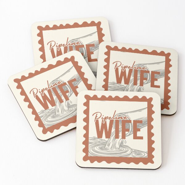 Item preview, Pipeline Wife Postage Stamp designed and sold by hardhathunny.