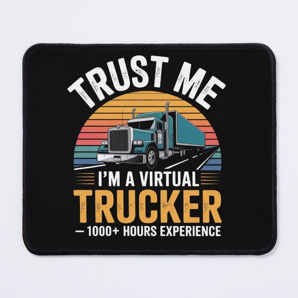Item preview, Trust Me I'm Virtual Trucker T-Shirt Gift For Gamers designed and sold by ScotDesign.