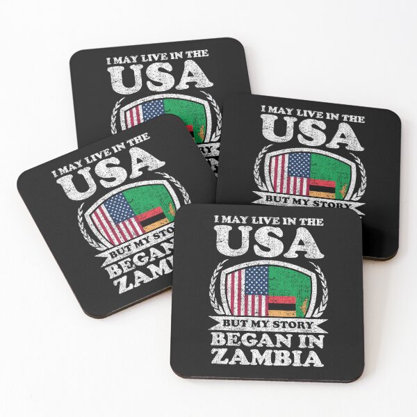 Item preview, I May Live In USA But My Story Began In Zambia designed and sold by GabbyKash.