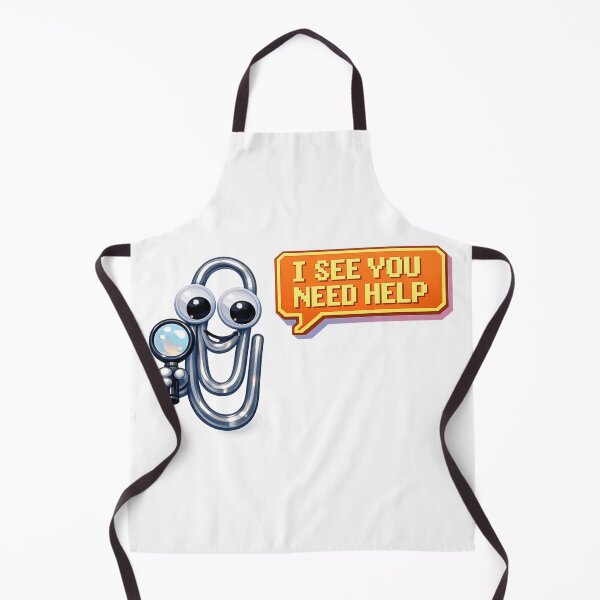 Item preview,  See You Need Help Cute Paperclip Vintage 90s Tech designed and sold by Retro Mood Co.