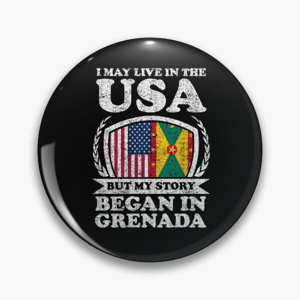Item preview, I May Live In USA But My Story Began In Grenada designed and sold by GabbyKash.