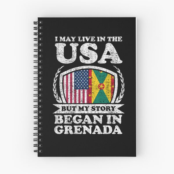 Item preview, I May Live In USA But My Story Began In Grenada designed and sold by GabbyKash.