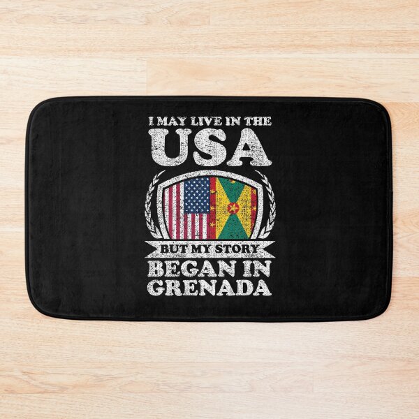 Item preview, I May Live In USA But My Story Began In Grenada designed and sold by GabbyKash.